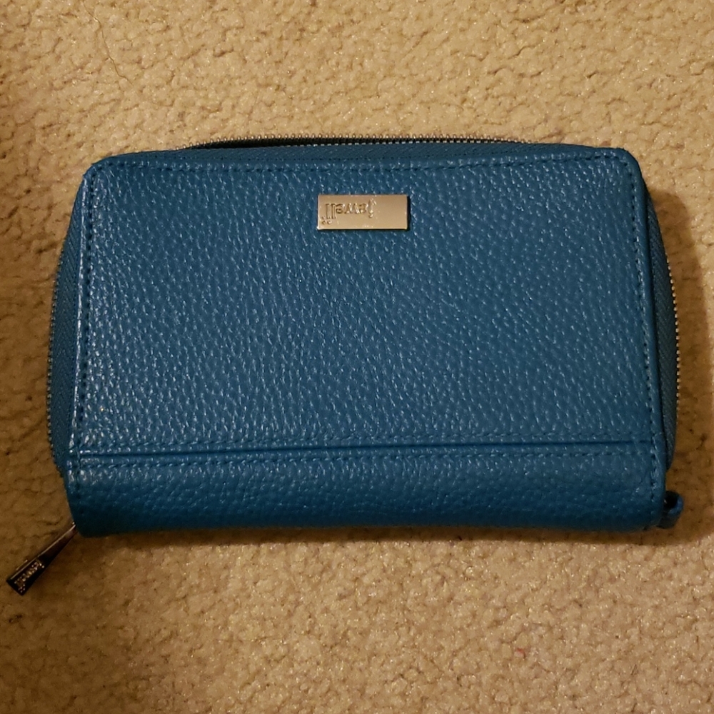 Thirty-One Rolling Jewell wallet wristlet in Teal